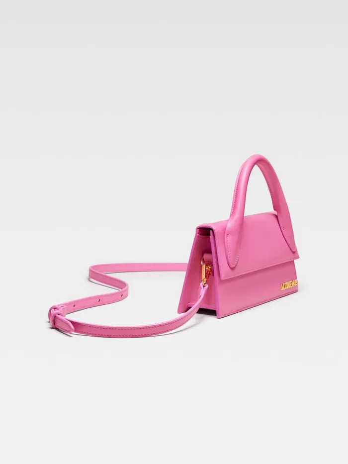 The Long Chiquito Pink Women JACQUEMUS Crossbody and Handbags The Long Chiquito Pink Women JACQUEMUS Crossbody and Handbags