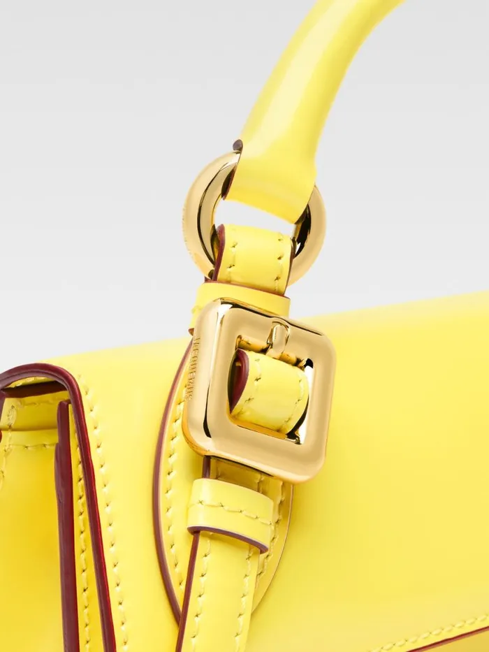 The Long Chiquito With Buckle Yellow Women JACQUEMUS Crossbody and Handbags The Long Chiquito With Buckle Yellow Women JACQUEMUS Crossbody and Handbags