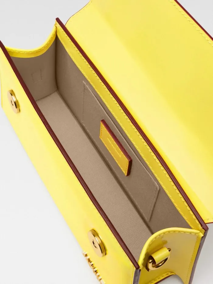 The Long Chiquito With Buckle Yellow Women JACQUEMUS Crossbody and Handbags The Long Chiquito With Buckle Yellow Women JACQUEMUS Crossbody and Handbags