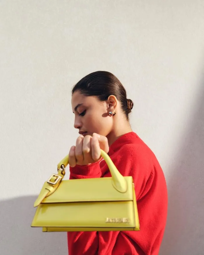 The Long Chiquito With Buckle Yellow Women JACQUEMUS Crossbody and Handbags The Long Chiquito With Buckle Yellow Women JACQUEMUS Crossbody and Handbags
