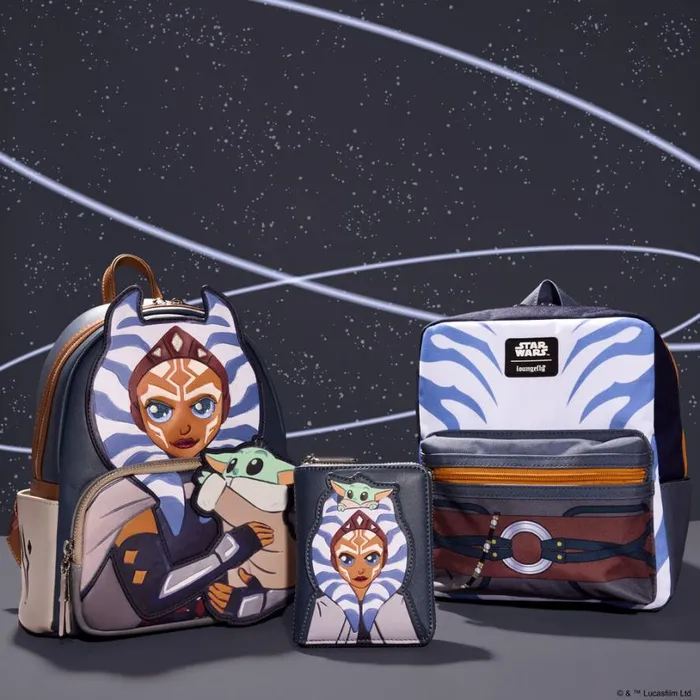 The Mandalorian Ahsoka and Grogu Precious Cargo Mini Backpack Unisex Loungefly Backpacks The Mandalorian Ahsoka and Grogu Precious Cargo Mini Backpack Unisex Loungefly Backpacks