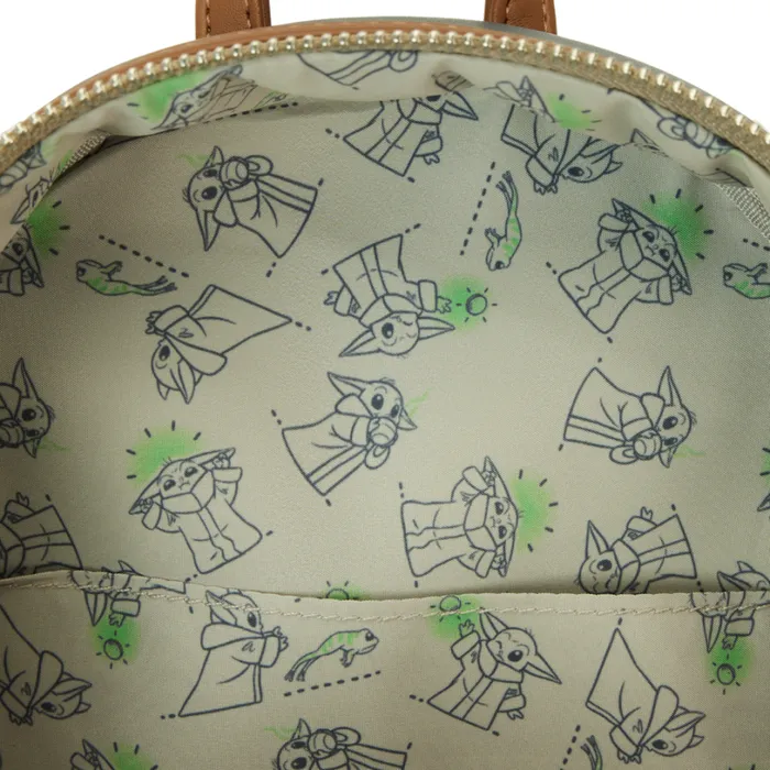The Mandalorian Ahsoka and Grogu Precious Cargo Mini Backpack Unisex Loungefly Backpacks The Mandalorian Ahsoka and Grogu Precious Cargo Mini Backpack Unisex Loungefly Backpacks