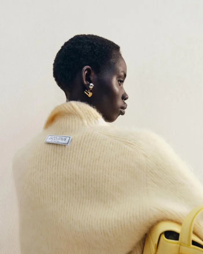 The Marina Sweater Light Yellow Women JACQUEMUS Knits The Marina Sweater Light Yellow Women JACQUEMUS Knits