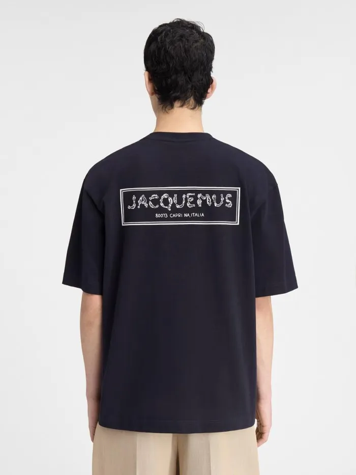 The Mer Tshirt Dark Navy Men JACQUEMUS Tshirts The Mer Tshirt Dark Navy Men JACQUEMUS Tshirts