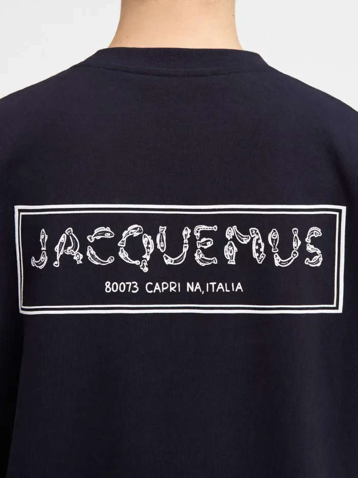 The Mer Tshirt Dark Navy Men JACQUEMUS Tshirts The Mer Tshirt Dark Navy Men JACQUEMUS Tshirts