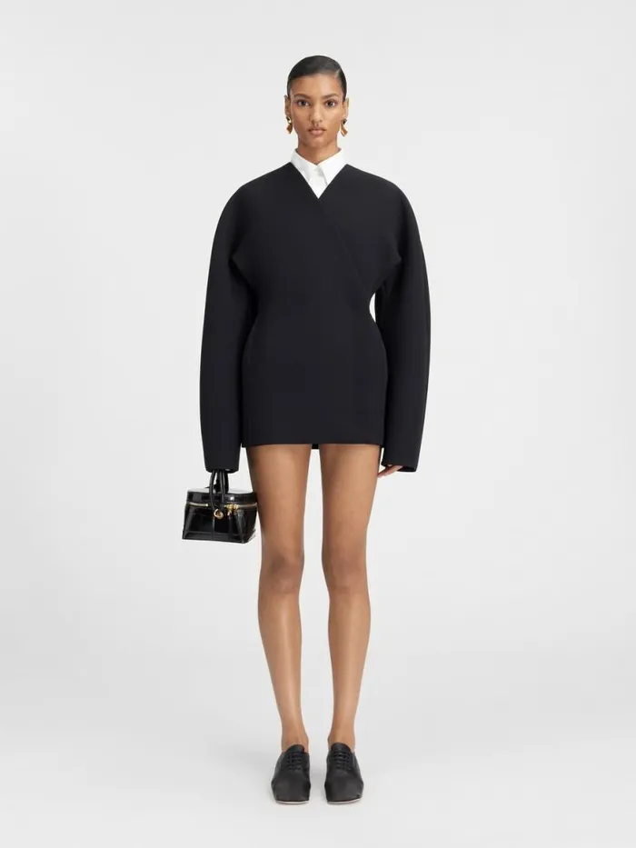 The Ovalo Dress Black Women JACQUEMUS Dresses and Skirts