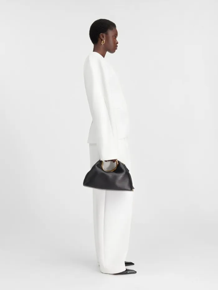 The Ovalo Jacket White Women JACQUEMUS Coats and Jackets The Ovalo Jacket White Women JACQUEMUS Coats and Jackets