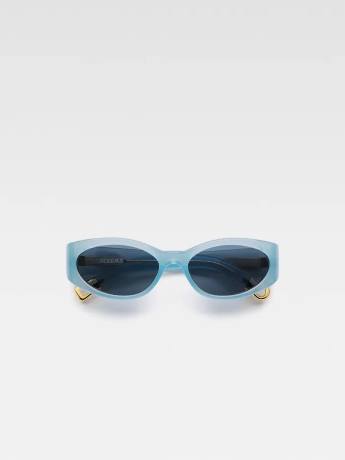 The Ovalo Sunglasses Light Blue WomenMen JACQUEMUS Sunglasses