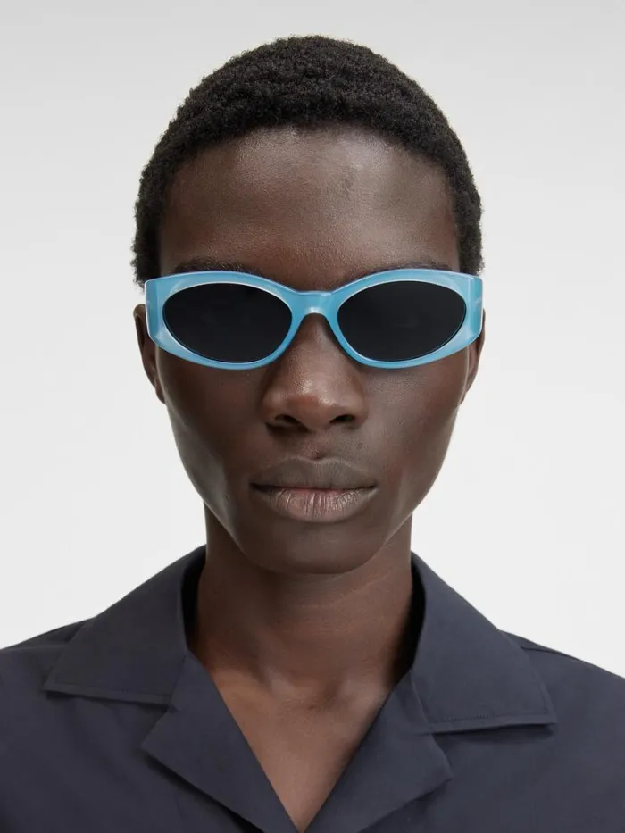 The Ovalo Sunglasses Light Blue WomenMen JACQUEMUS Sunglasses The Ovalo Sunglasses Light Blue WomenMen JACQUEMUS Sunglasses