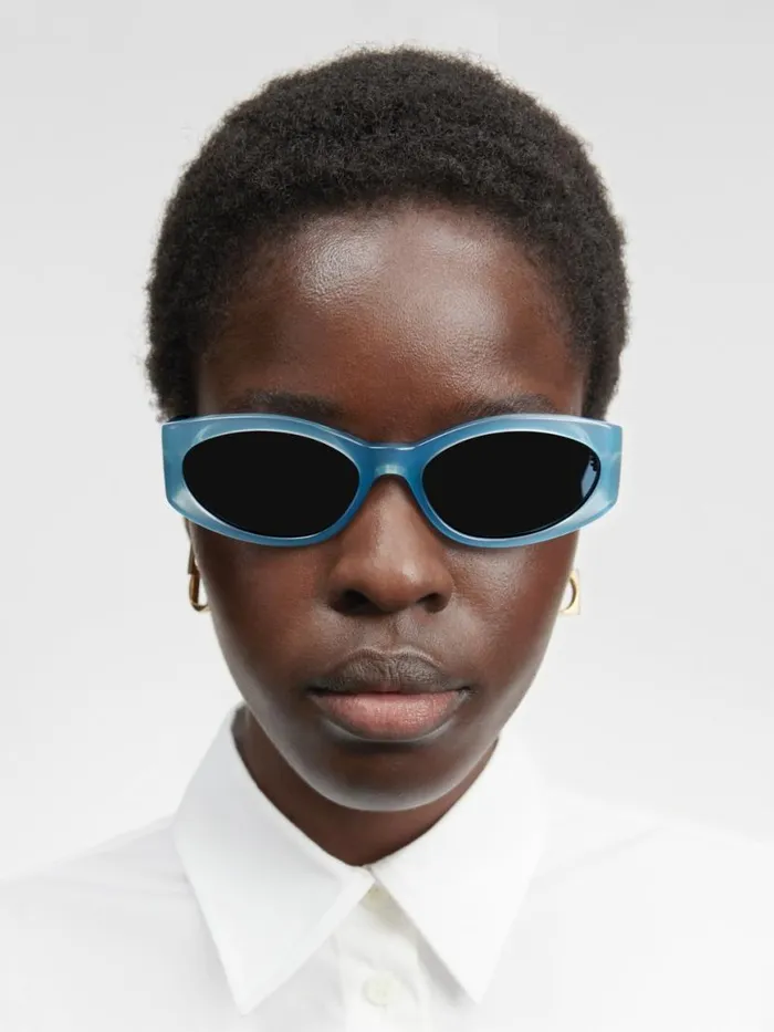 The Ovalo Sunglasses Light Blue WomenMen JACQUEMUS Sunglasses The Ovalo Sunglasses Light Blue WomenMen JACQUEMUS Sunglasses