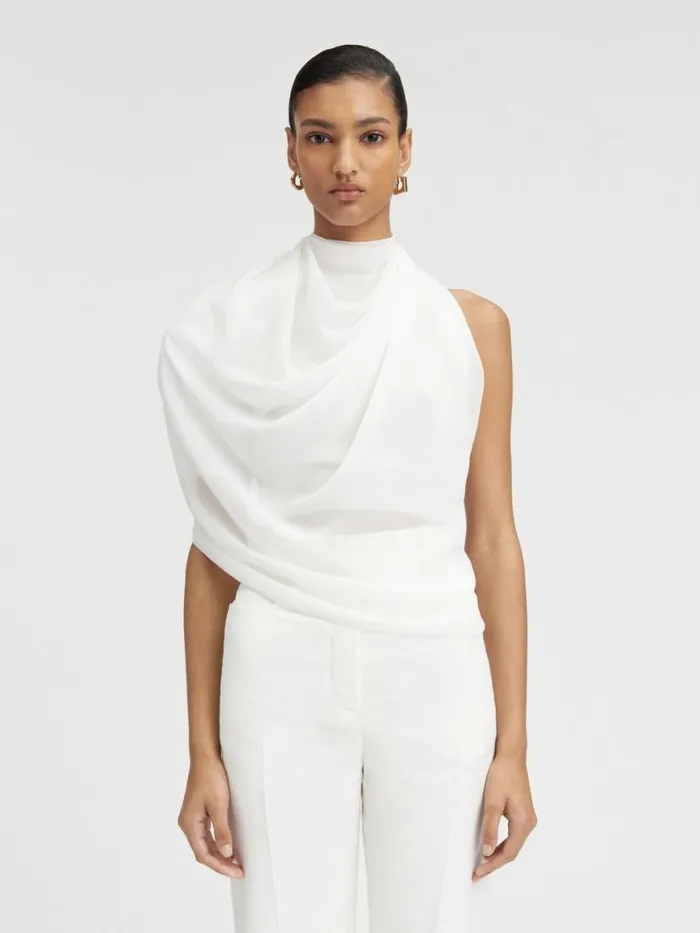 The Pablo Top White Women JACQUEMUS Tops and Shirts The Pablo Top White Women JACQUEMUS Tops and Shirts