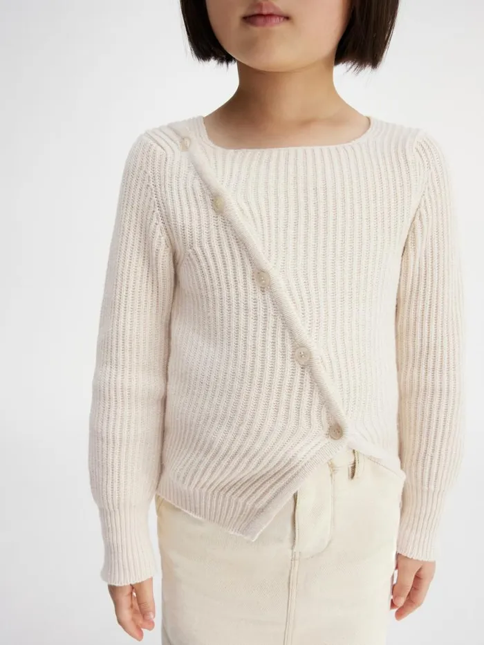 The Pau Kids039 Knit Offwhite WomenMen JACQUEMUS Tops The Pau Kids039 Knit Offwhite WomenMen JACQUEMUS Tops
