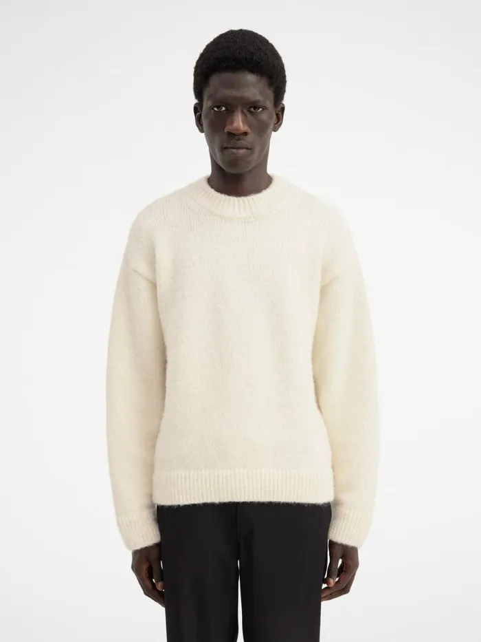 The Pavane Knit Offwhite Men JACQUEMUS Knits The Pavane Knit Offwhite Men JACQUEMUS Knits