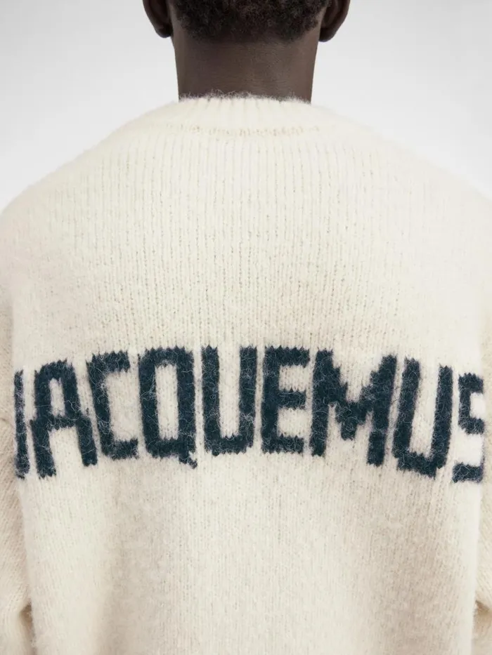 The Pavane Knit Offwhite Men JACQUEMUS Knits The Pavane Knit Offwhite Men JACQUEMUS Knits
