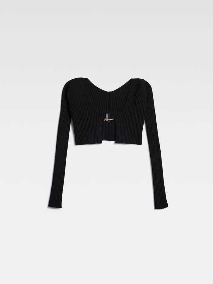 The Pral Knit Black Women JACQUEMUS Knits The Pral Knit Black Women JACQUEMUS Knits