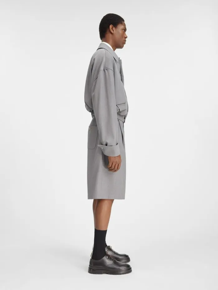The Salti Jacket Grey Men JACQUEMUS Coats and Jackets The Salti Jacket Grey Men JACQUEMUS Coats and Jackets