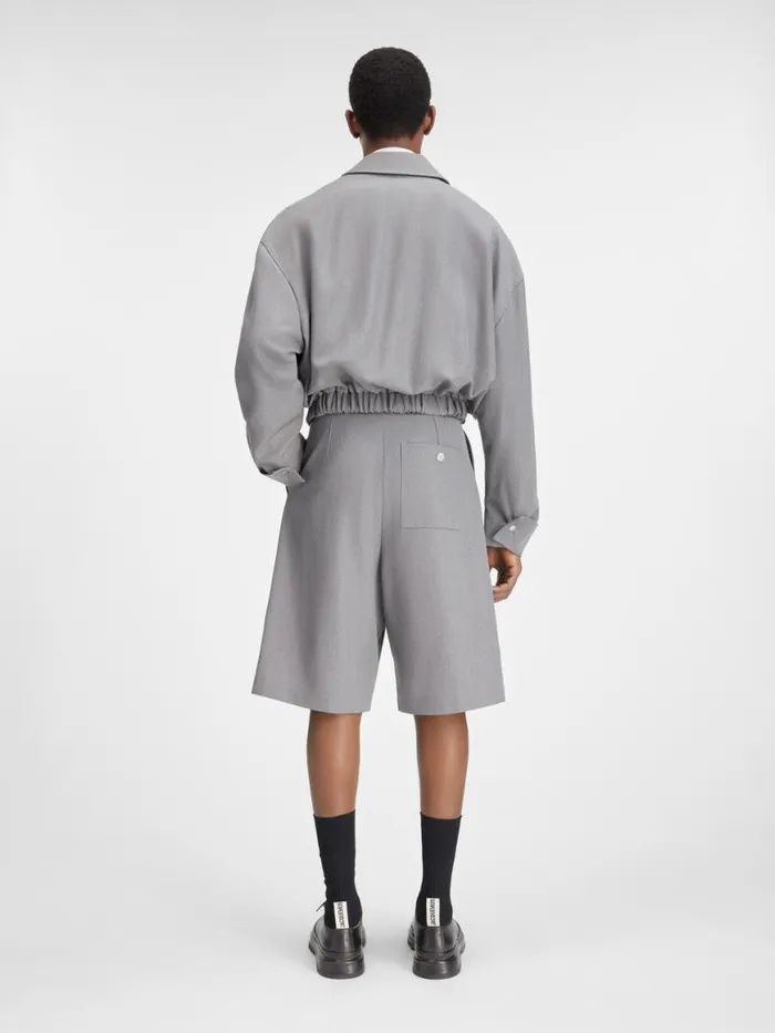 The Salti Jacket Grey Men JACQUEMUS Coats and Jackets The Salti Jacket Grey Men JACQUEMUS Coats and Jackets