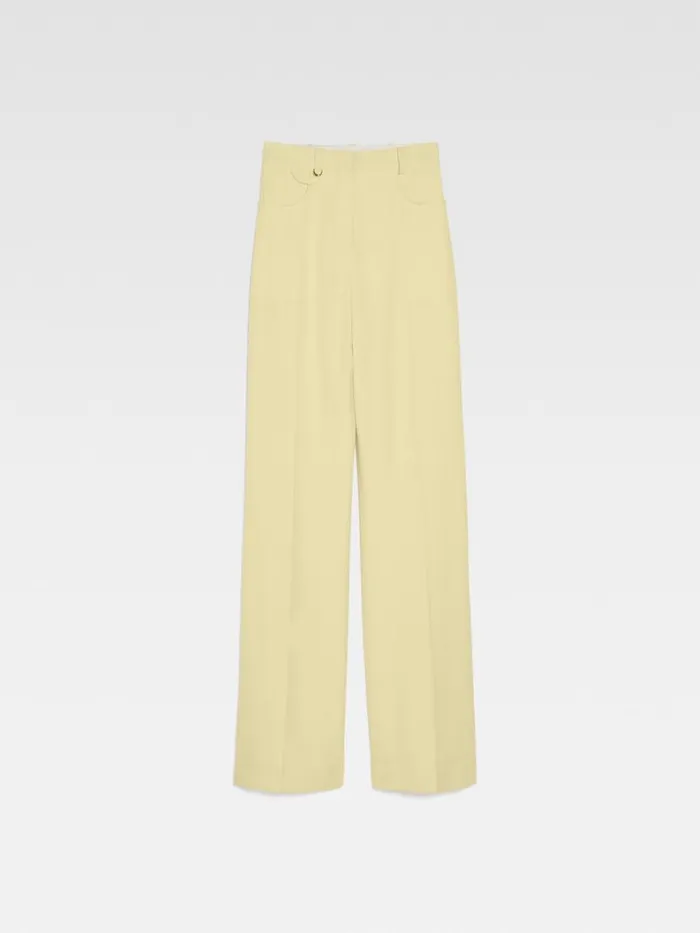 The Sauge Pants Pale Yellow Women JACQUEMUS Suits The Sauge Pants Pale Yellow Women JACQUEMUS Suits