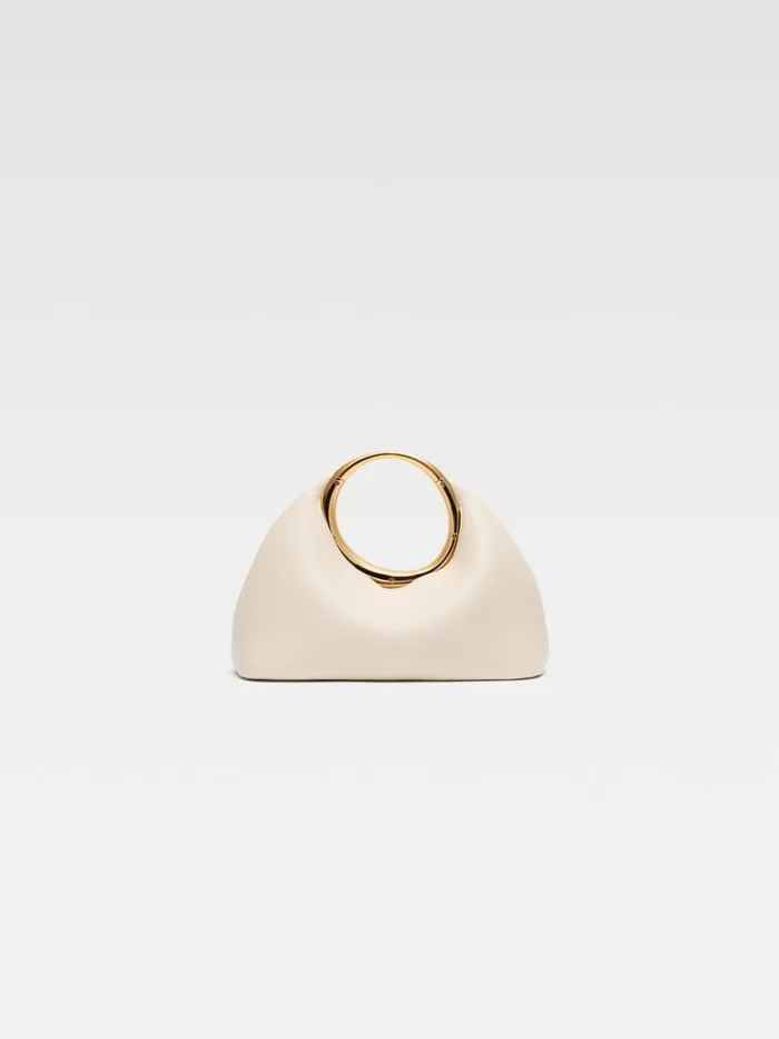 The Small Calino Light Ivory Women JACQUEMUS Crossbody and Handbags The Small Calino Light Ivory Women JACQUEMUS Crossbody and Handbags