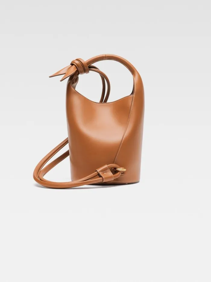 The Small Tourni Light Brown Women JACQUEMUS Crossbody and Handbags The Small Tourni Light Brown Women JACQUEMUS Crossbody and Handbags