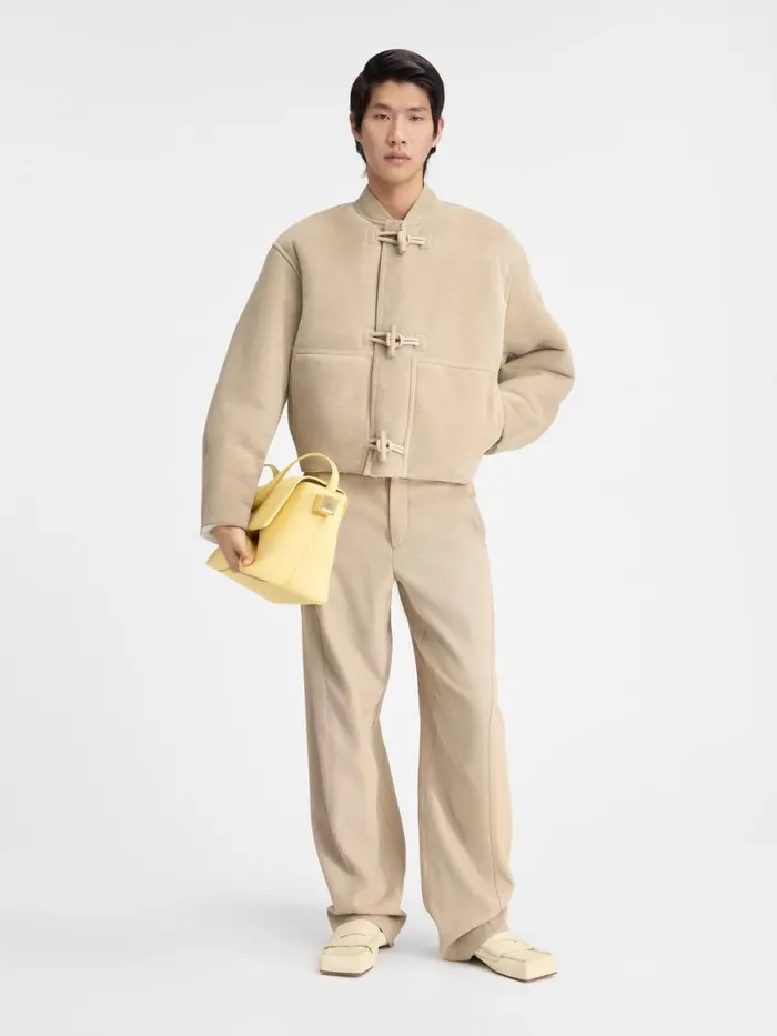 The Telo Jacket Light Beige Men JACQUEMUS Coats and Jackets