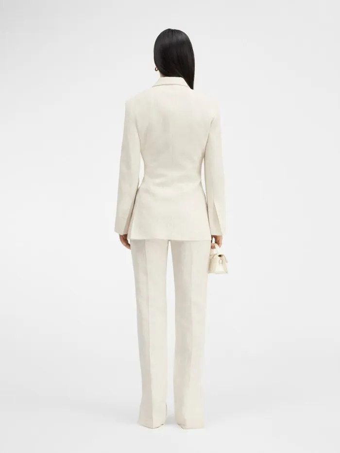 The Tibau Jacket Offwhite Women JACQUEMUS Coats and Jackets The Tibau Jacket Offwhite Women JACQUEMUS Coats and Jackets