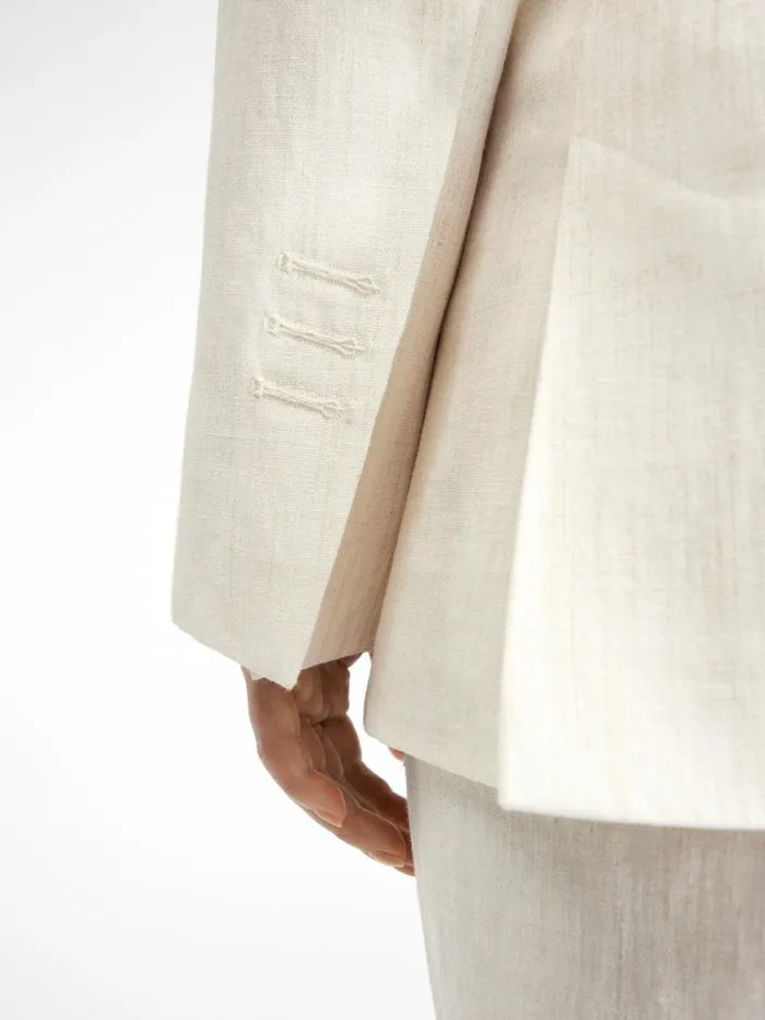 The Tibau Jacket Offwhite Women JACQUEMUS Coats and Jackets The Tibau Jacket Offwhite Women JACQUEMUS Coats and Jackets