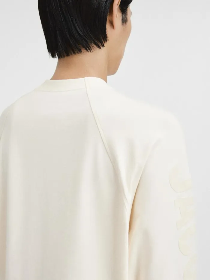 The Typo Longsleeve Tshirt Light Beige Men JACQUEMUS Tshirts The Typo Longsleeve Tshirt Light Beige Men JACQUEMUS Tshirts