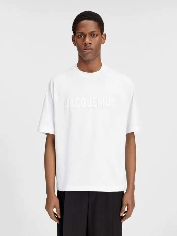 The Typo Tshirt White Men JACQUEMUS Tshirts