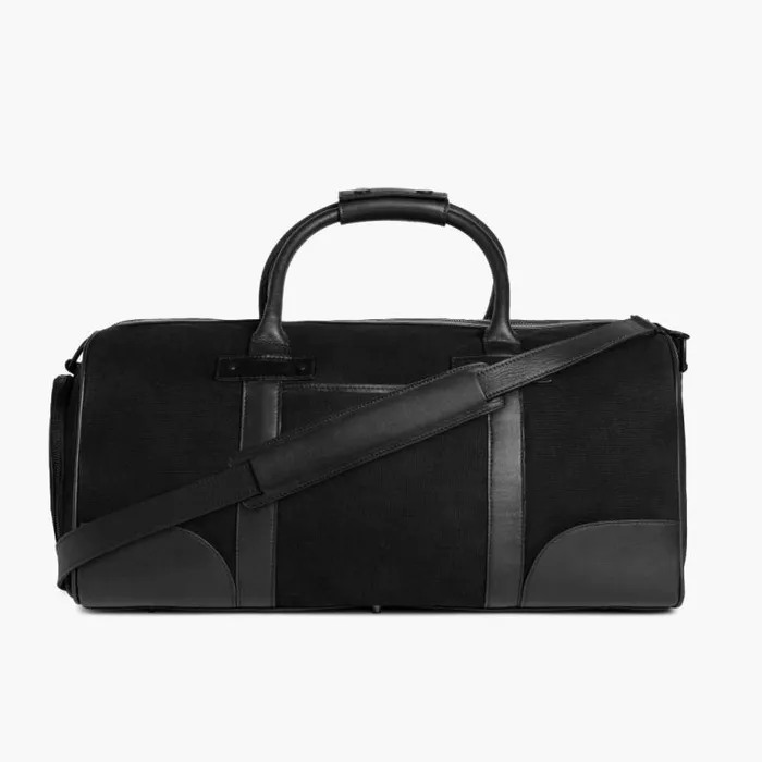 Thursday Boots Duffel and Travel Bags Weekender Bag Black Canvas 8211 Men Thursday Boots Duffel and Travel Bags Weekender Bag Black Canvas 8211 Men