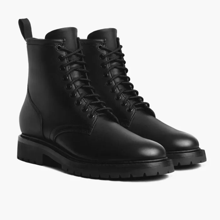 Thursday Boots LaceUp Stomper Black No Zipper 8211 Men Thursday Boots LaceUp Stomper Black No Zipper 8211 Men