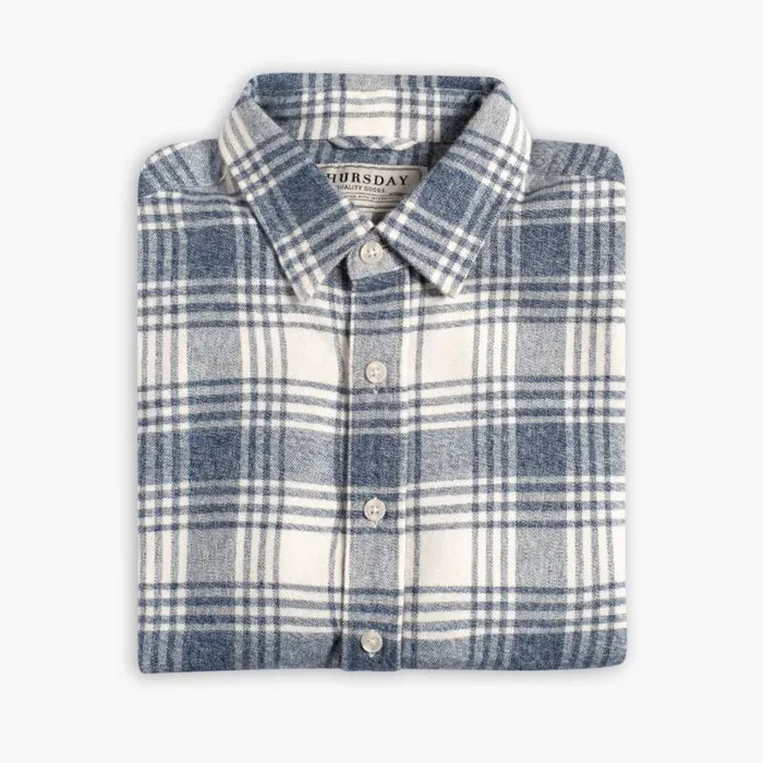 Thursday Boots Shirts and Apparel Forever Flannel Shirt Glacier Blue 8211 Men Thursday Boots Shirts and Apparel Forever Flannel Shirt Glacier Blue 8211 Men