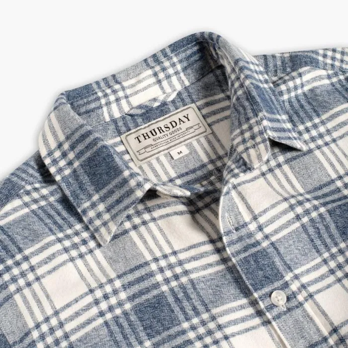 Thursday Boots Shirts and Apparel Forever Flannel Shirt Glacier Blue 8211 Men Thursday Boots Shirts and Apparel Forever Flannel Shirt Glacier Blue 8211 Men