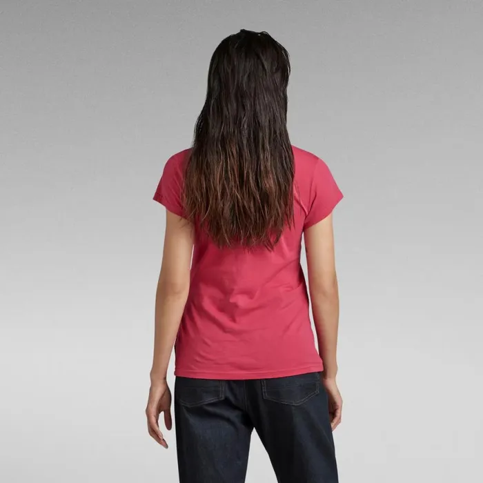Tops and Tshirts Women GStar RAW Eyben Slim VNeck Top Bright Bazooka