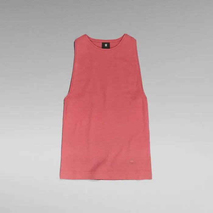 Tops and Tshirts Women GStar RAW Racer Slim Tank Top Pink Ink