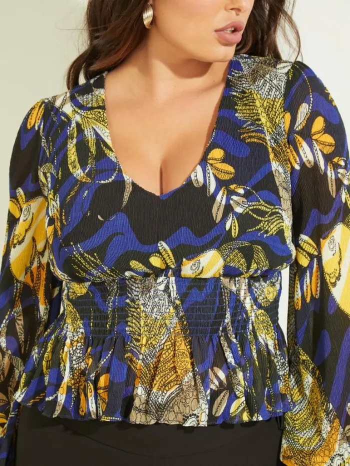 Tops And Sweaters Women Marciano Sonora Top Aquarius Print Tops And Sweaters Women Marciano Sonora Top Aquarius Print