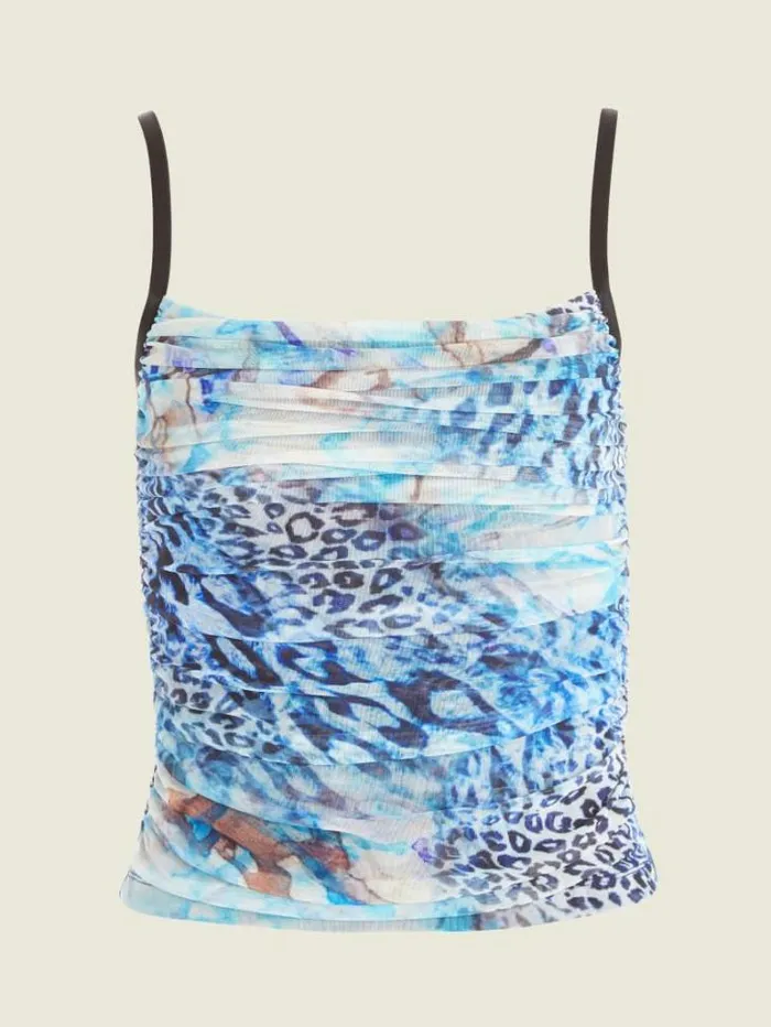 Tops And Sweaters Women Marciano Underwater Love Mesh Top Underwater Love Tops And Sweaters Women Marciano Underwater Love Mesh Top Underwater Love