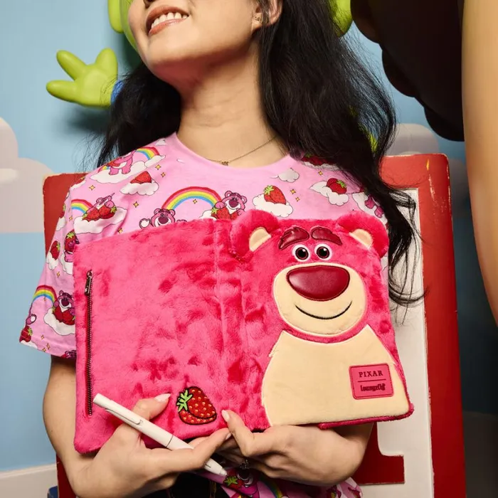 Toy Story Lotso Plush Cosplay Refillable Stationery Journal Unisex Loungefly Small Accessories Toy Story Lotso Plush Cosplay Refillable Stationery Journal Unisex Loungefly Small Accessories