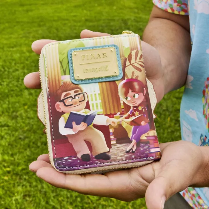Up Exclusive 15th Anniversary Carl and Ellie Cameo Zip Around Wallet Unisex Loungefly Bags and Wallets Up Exclusive 15th Anniversary Carl and Ellie Cameo Zip Around Wallet Unisex Loungefly Bags and Wallets