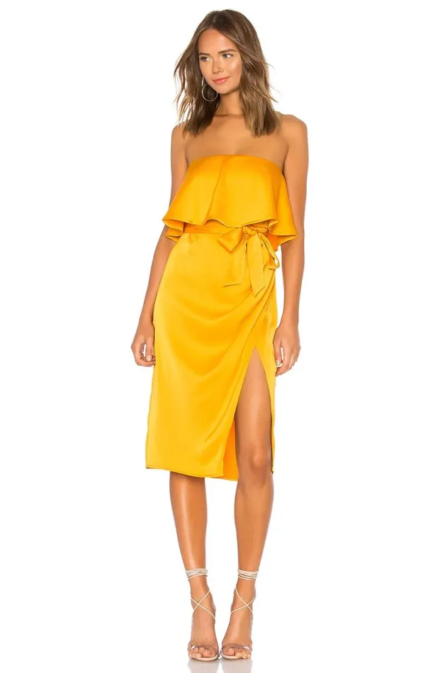 Violet Midi Marigold Women Lovers and Friends Dresses