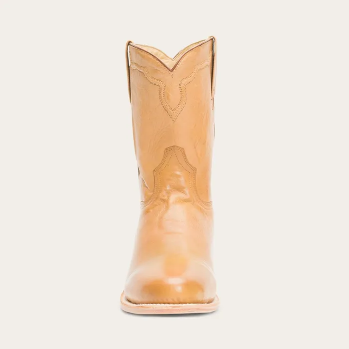 Western Men Stetson Puncher Boots Tan