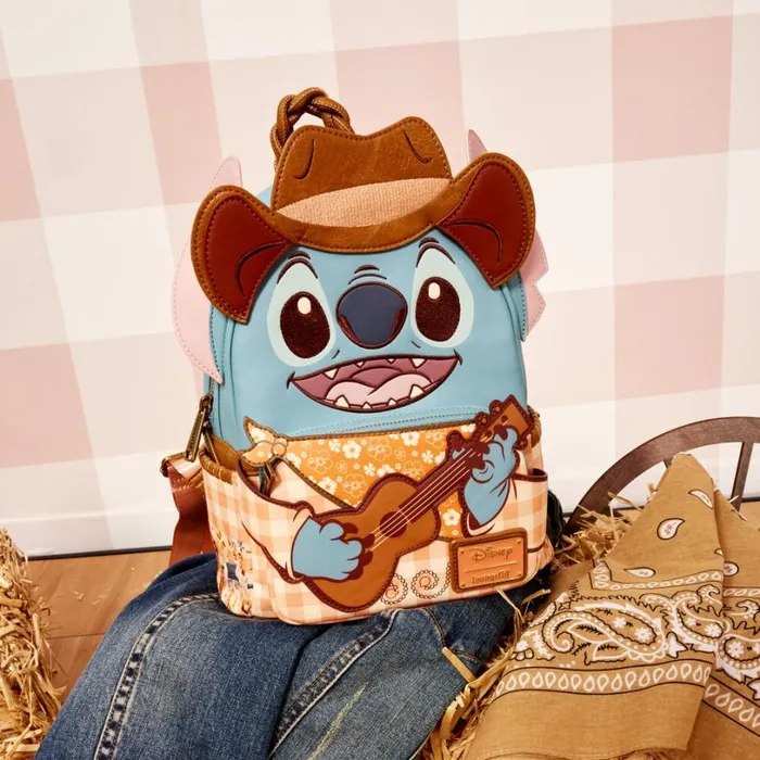 Western Stitch Exclusive Cosplay Mini Backpack Unisex Loungefly Backpacks Western Stitch Exclusive Cosplay Mini Backpack Unisex Loungefly Backpacks