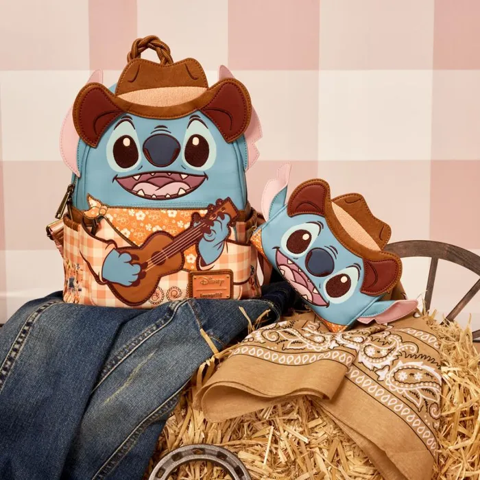Western Stitch Exclusive Cosplay Mini Backpack Unisex Loungefly Backpacks Western Stitch Exclusive Cosplay Mini Backpack Unisex Loungefly Backpacks