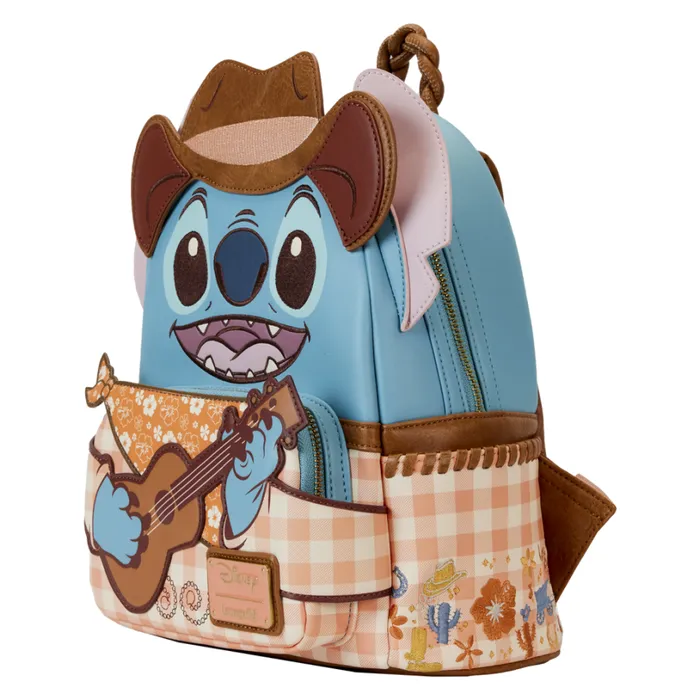 Western Stitch Exclusive Cosplay Mini Backpack Unisex Loungefly Backpacks Western Stitch Exclusive Cosplay Mini Backpack Unisex Loungefly Backpacks