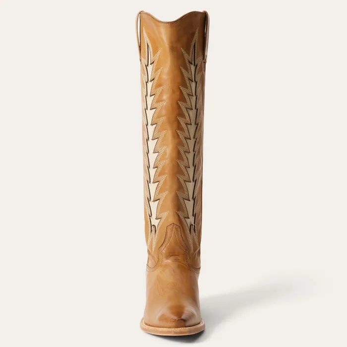 Western Women Stetson Johnnie Boots Brown