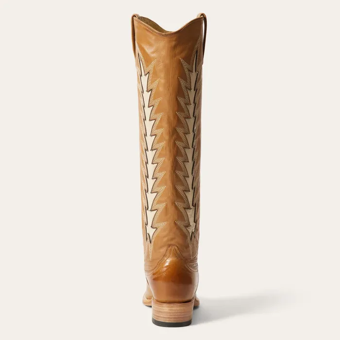 Western Women Stetson Johnnie Boots Brown
