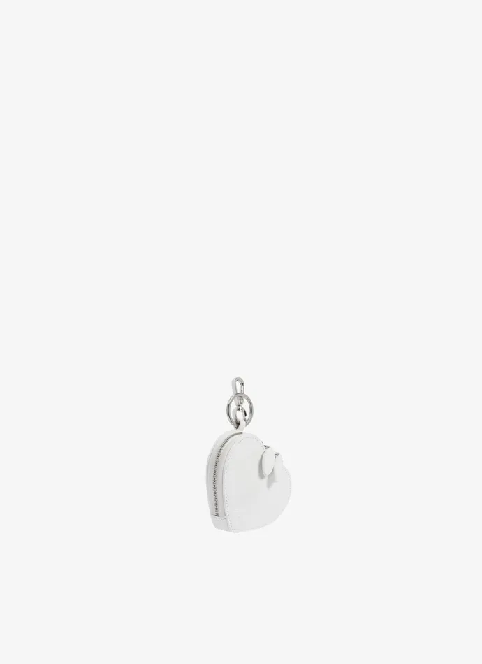 White LE CUR COIN PURSE IN CALFSKIN Women Alaa Small Leather Goods