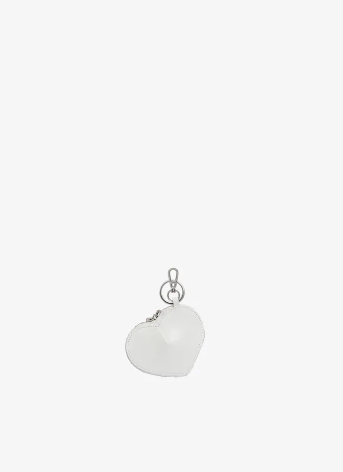White LE CUR COIN PURSE IN CALFSKIN Women Alaa Small Leather Goods
