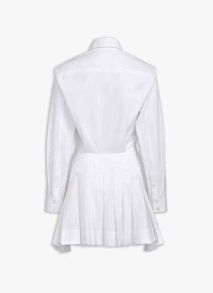 White POPLIN SHIRT DRESS Women Alaa Dresses