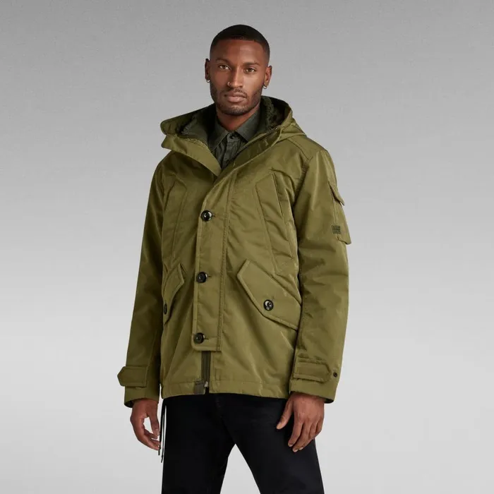 Winter Coats Men GStar RAW 2In1 Adaptable Vodan Jacket Shadow Olive